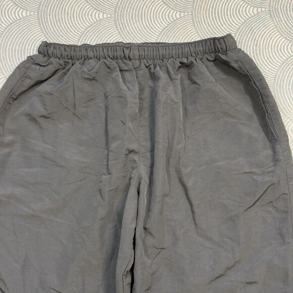 American Apparel Inc Lined Utility Pants Zippers 4 Ply Nylon Black Men L EUC - Picture 2 of 12